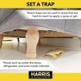 thumbnail image 4 of Harris Indoor & Outdoor Non-Toxic Roach Glue Traps, 10-Pack, 4 of 8