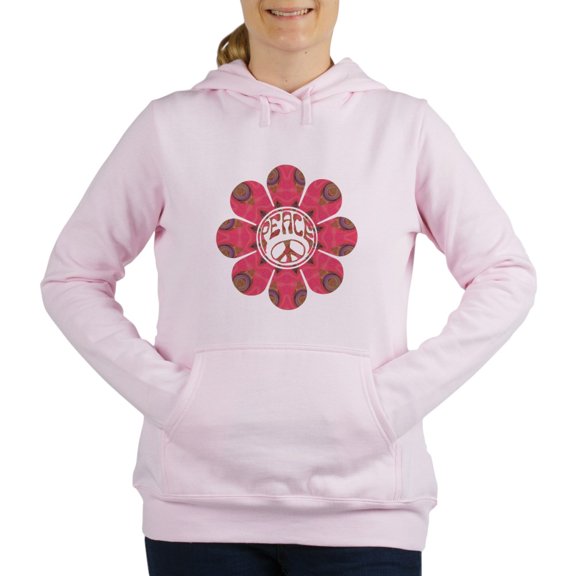 CafePress - Peace Flower Affection - Women's Hooded Sweatshirt