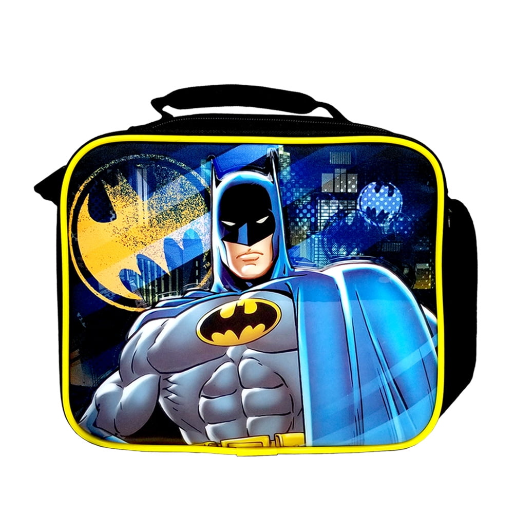 Multi Color Brick Zipper LEGO Batman Lunch Bag for Kids Insulated Boys  Lunch Box