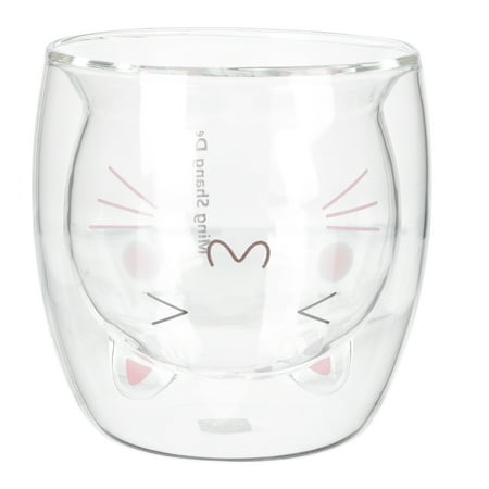 

1pc Coffee Glass Cartoon Cup Milk Coffee Cup Animal Shape Water Drinking Cup