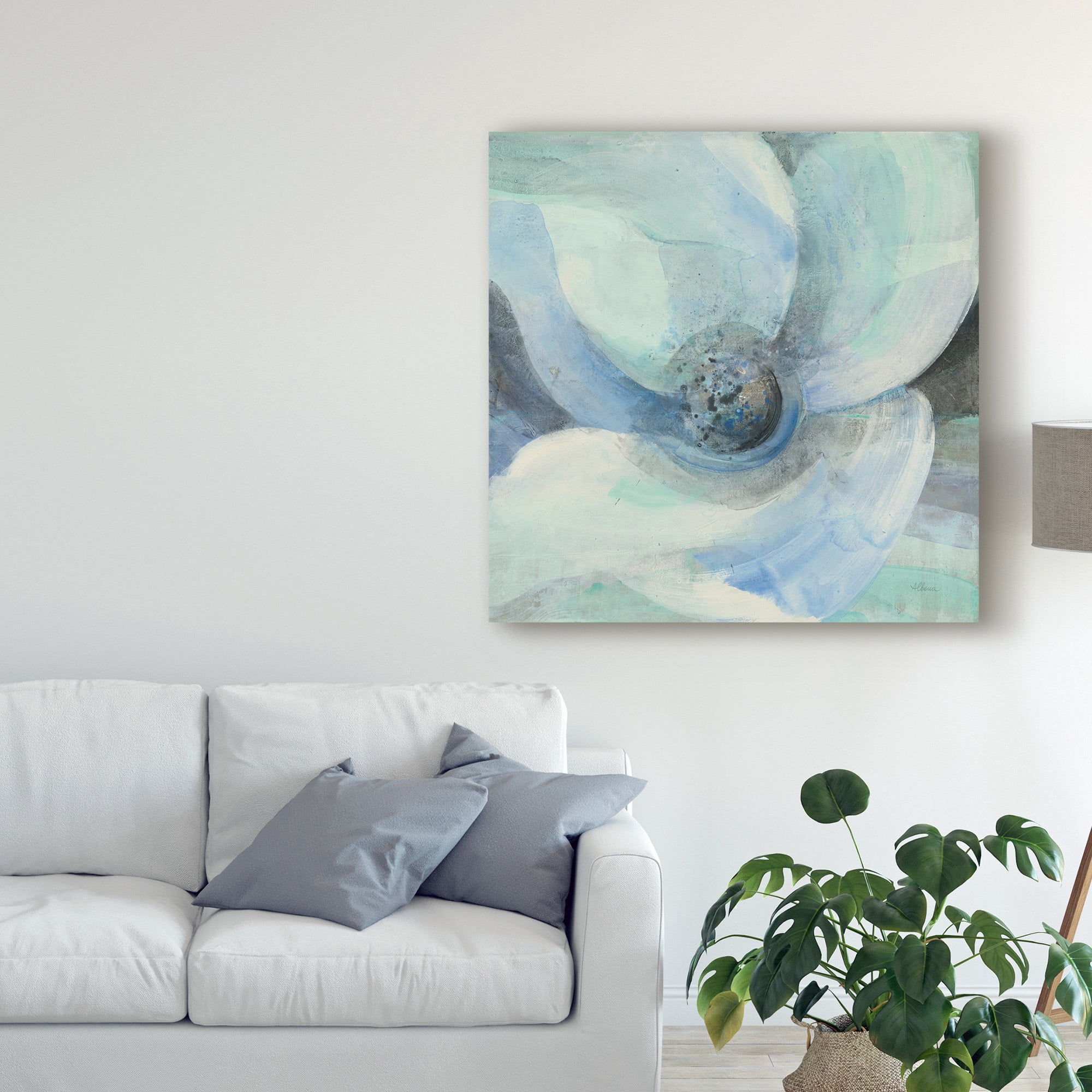 Trademark Fine Art 'Moonlight Magnolia II' Canvas Art by Albena Hristova