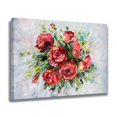 thumbnail image 2 of Póster de lienzo con diseño de flores de amor, decoración para dormitorio, paisaje deportivo, decoración para oficina, regalo, estilo marco, 20 x 30 cm, 2 of 8