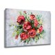 thumbnail image 2 of Póster de lienzo con diseño de flores de amor, decoración para dormitorio, paisaje deportivo, decoración para oficina, regalo, estilo marco, 16 x 24 pulgadas (40 x 60 cm), 2 of 8