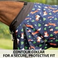 thumbnail image 3 of StormShield Classic II Limited Edition Fox Turnout Blanket | Color Navy | Size 72, 3 of 9