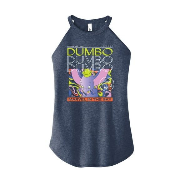 Disney - Dumbo - Marvel In The Sky - Juniors High Neck Tank Top