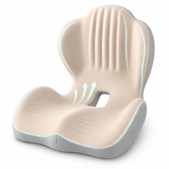 Ergonomic Memory Foam Seat Cushion, Ergonomic Seat Cushion, Memory Foam Office Chair Cushion