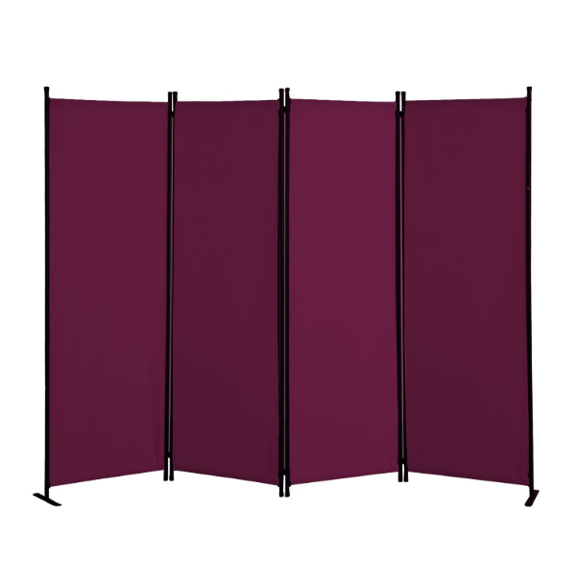 4 Panel Partition Room Dividers Folding Privacy Screen Temporary Wall Divider Freestanding Room