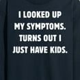 thumbnail image 3 of Instant Message - Looked Up Symptoms - Men's Long Sleeve T-Shirt, 3 of 6