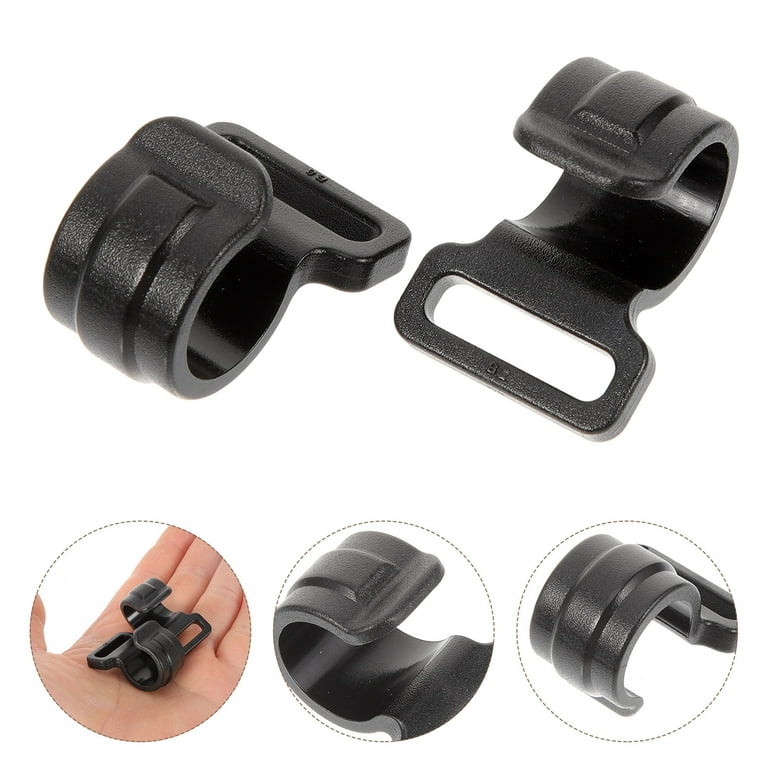 Tent top pole hooks