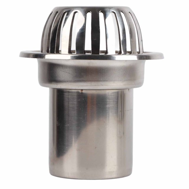 Couvercle de Drain de Sol en Acier Inoxydable, Drain de Sol de Toit en Acier Inoxydable Non Bloquant Balcon Extérieur Seau de Pluie Pièces de Drainage Rond