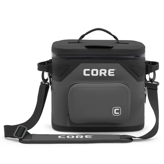 CORE CLIMAKEEP Magnetic 12 Can Soft Cooler - Charcoal