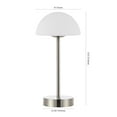 thumbnail image 6 of JONATHAN Y Xavier 12.5" Modern Minimalist Iron Rechargeable Integrated Portable LED Table Lamp, Nickel/White, JYL7109A, 6 of 6