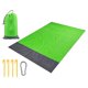 thumbnail image 1 of Manta de Pya, 79 Pulgadas, Manta , Impermeable, Ligera, Portátil, para , Senderismo, Compacta, 4 Estacas , verde cro Soledad Manta de picnic, 1 of 8