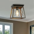 thumbnail image 5 of Radiance Goods Farmhouse-Style Two-Toned 1 Light Ceiling Flush Fixture 9" Wide, 5 of 5