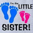 thumbnail image 2 of CafePress - Imthelittlebrother_Bluefeet - Cute Infant Baby Football Bodysuit, 2 of 3