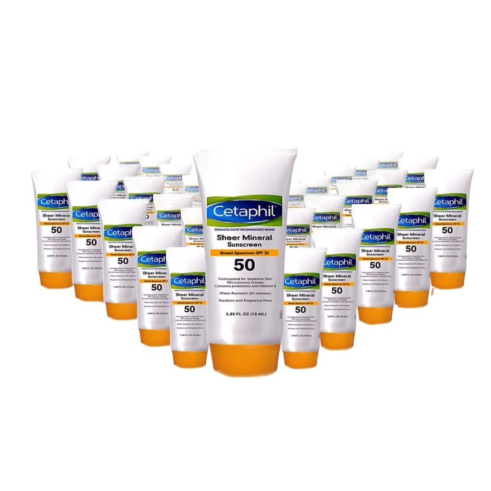 Cetaphil Sheer Mineral Sunscreen Lotion for Face & Body, Broad Spectrum