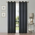 thumbnail image 6 of Superior Shimmer Blackout Curtains, Grommet Header, Set of 2, 42" X 96", Deep Gulf, 6 of 6