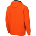 thumbnail image 3 of Men's Colosseum Orange Miami Hurricanes Big & Tall Full-Zip Hoodie, 3 of 3