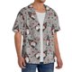 thumbnail image 2 of Balery Halloween Gnome Camisa Casual de Manga Corta con Botones para Hombre, Texturizada, Estilo Cubano, para Playa, Verano-Medium, 2 of 5