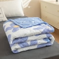 thumbnail image 5 of Comforters Queen Size Summer Cooler Quilt For Hot Sleepers And Night Sweats Cooler Comforter Double Sided Cold Effect Blanket Cooler Fiber Ice Blanket For All-Season Lightweight59x78 in, 5 of 8
