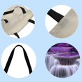thumbnail image 3 of Bolso shopping de lino en cascada, 3 of 3