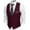 Wine Red, variant on COOFANDY Men's V-Neck Sleeveless Slim Fit Jacket Casual Suit Vests