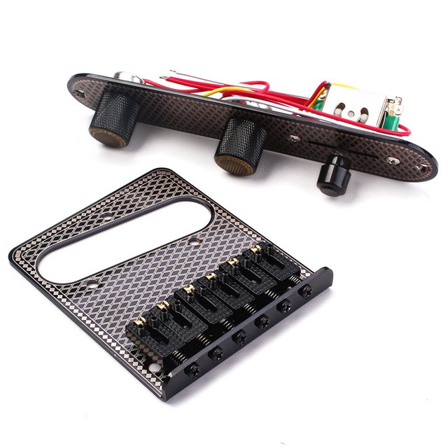 Soidarity Puente de guitarras eléctricas, instrumento de cuerda, altura de tono, patrón Vintage, puentes, accesorio de reparación para Musical Accesorios para instrumentos musicales Soidarity OD025912-00