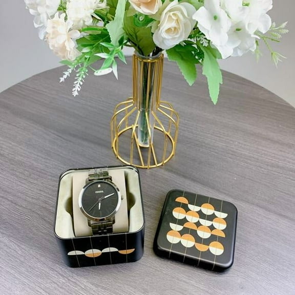 Lux Luther Three-Hand Smoke Stainless Steel Watch BQ2419