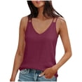 thumbnail image 2 of Cooling Shirts for Women Kelon Womens Summer Sleeveless Tank Tops V Neck Tunic Tops Casual Business Work Blouses Trendy Tees, L, 2 of 4