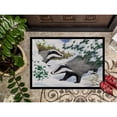 thumbnail image 3 of Badgers in the snow Door Mat, 3 of 4