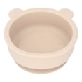 thumbnail image 1 of Tazón de silicona de grado alimenticio para bebés, con forma de oso de dibujos animados, con ventosa, color beige, 1 of 14