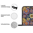 thumbnail image 5 of Oven Mitts and Pot Holders 4 Piece, Colorful Compasses High Heat Slip Resistant Oven Mitt and Trivets Set Kitchen Oven Glove Pot Holders for Cooking Baking Grilling, 5 of 7