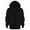 Black, variant on Ulanda Boys School Uniform Hoodies Solid Zip Up Long Sleeve Sweatshirt Oversized Hooded Pullover Tops Athletic Sports Outwear Coats (Sky Blue, 4-5 Years)