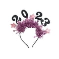 thumbnail image 4 of Diadema de Feliz año Nuevo 2023 jinwen diadema decorativa brillante sombreros de cosplay, 4 of 8