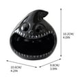 thumbnail image 3 of TOOPTY Halloween Candy Bowl, Ceramic Candle Holder with Lovely Desktop Ornament Design for Bedroom, Living Room Table Centerpieces, 3 of 6