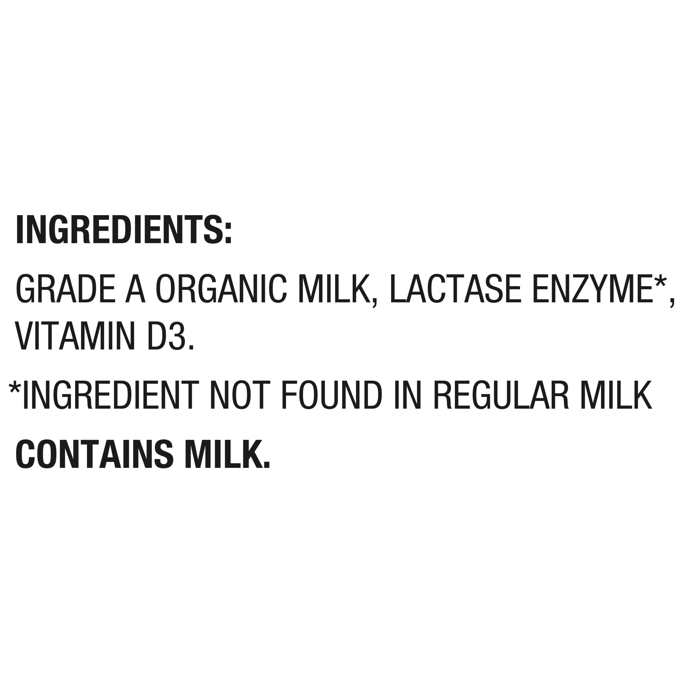 Horizon Organic Lactose Free Milk, Whole, 64 fl oz Carton