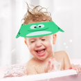 thumbnail image 4 of 3pcs Baby Bathing Cap Eva Adjustable Kids Shower Cap Shampoo Shower Protection Hair Wash Shield For Kids, 4 of 5