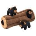 thumbnail image 2 of ZippyPaws 810032680114 Zippy Burrow Black Bear Log Dog Toy - Extra Large, 2 of 2