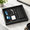 *Black, variant on Brown PU Leather Wooden Desktop Valet Tray Catchall Organizer