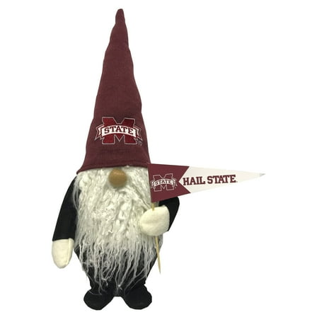 12 inch Mississippi State Gnome - black