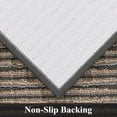 thumbnail image 4 of MeyJey Kitchen Rug Set 2 Piece, Non Slip Kitchen Floor Mats Machine Washable Mats for Home Floor and Living Room,Brown, 4 of 14