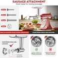 thumbnail image 3 of Accesorio para picadora de carne y rebanadora de acero inoxidable KitchenAid, 3 of 7
