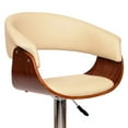 thumbnail image 4 of Armen Living Paris Modern Adjustable Wood Swivel Barstool in Black, 4 of 4