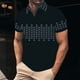 thumbnail image 1 of pstuiky camisetas de hombre, Camisa informal de verano con solapa y botones de color liso para hombre ropa de hombre l, 1 of 8