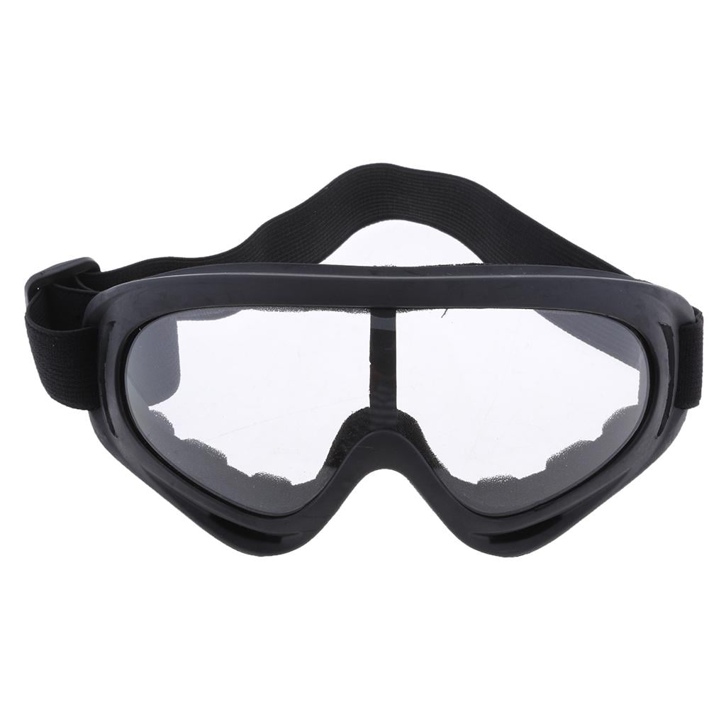 funtasica 5xMotorcycle Riding Goggles Anti-Sand/Dust/ Protective Glasses Clear 5 Pcs