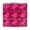 Hot Pink, variant on YIKA Flocking Christmas Balls 9 Christmas Tree Ornaments With Red Painteds Velvet Balls