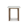 thumbnail image 3 of Signature Design by Ashley Isanti End Table, Light Brown & White, 3 of 7