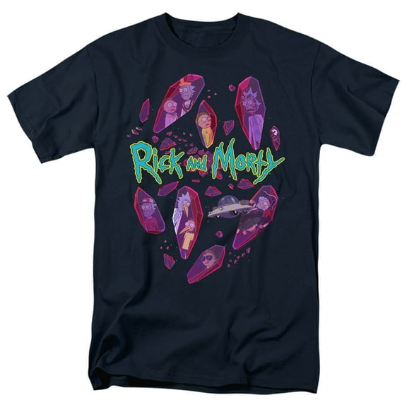Rick and Morty Death Crystal Futures Unisex Adult T Shirt