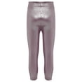 thumbnail image 2 of Haitryli Kids Girls Gymnastic Dance Pants Stage Performance Dancing Bottoms Sparkly Skinny Tights Workout Pink 13-14, 2 of 3