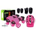 thumbnail image 1 of Jaspo Unisex Cruiser Senior Players Quad Patins à Roulettes à Roues Réglables pour Extérieur (Convient aux 6 à 14 Ans) (Rose) Produit Très Durable et Très Faible Risque de Dommage, 1 of 5